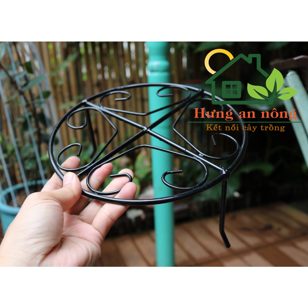 Đôn Sắt Kê Chậu - DSKCVT, chắc chắn khung chân dầy 5 li sơn tĩnh điện chịu lực từ 70kg mẫu vuông tròn size 21x10cm