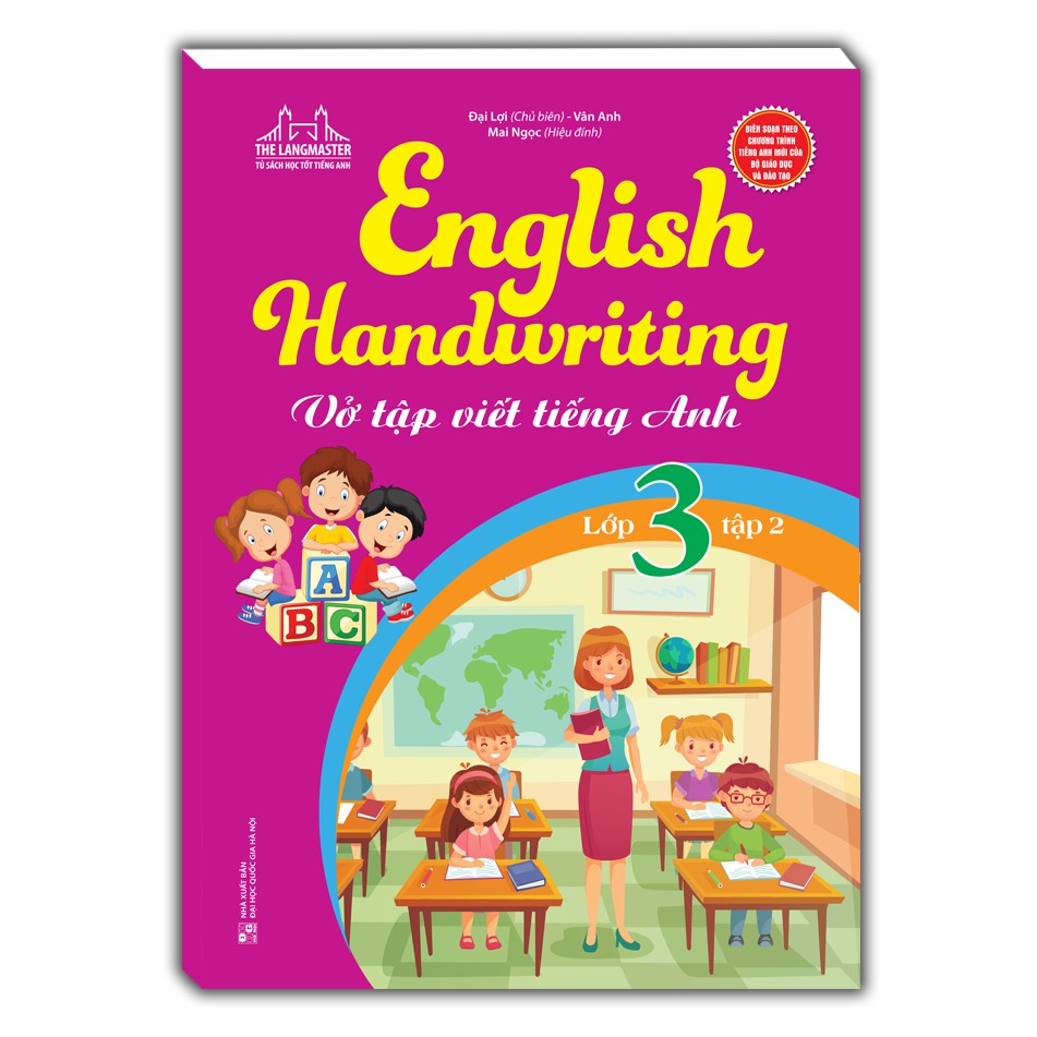 Sách - Combo English Handwriting - Vở tập viết tiếng anh lớp 3 (2 cuốn) 2020