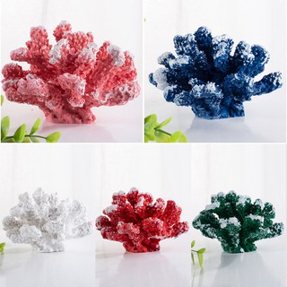 Mô hình san hô thân to mini trang trí bể cá 12cm  - Decor đồ trang trí theo phong cách biển Địa Trung Hải