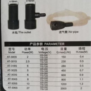 Máy bơm Atman 305s