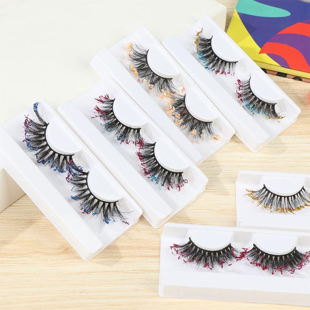 DIACHAVN Lông Mi Giả Thời Trang Trang Điểm Dự Tiệc