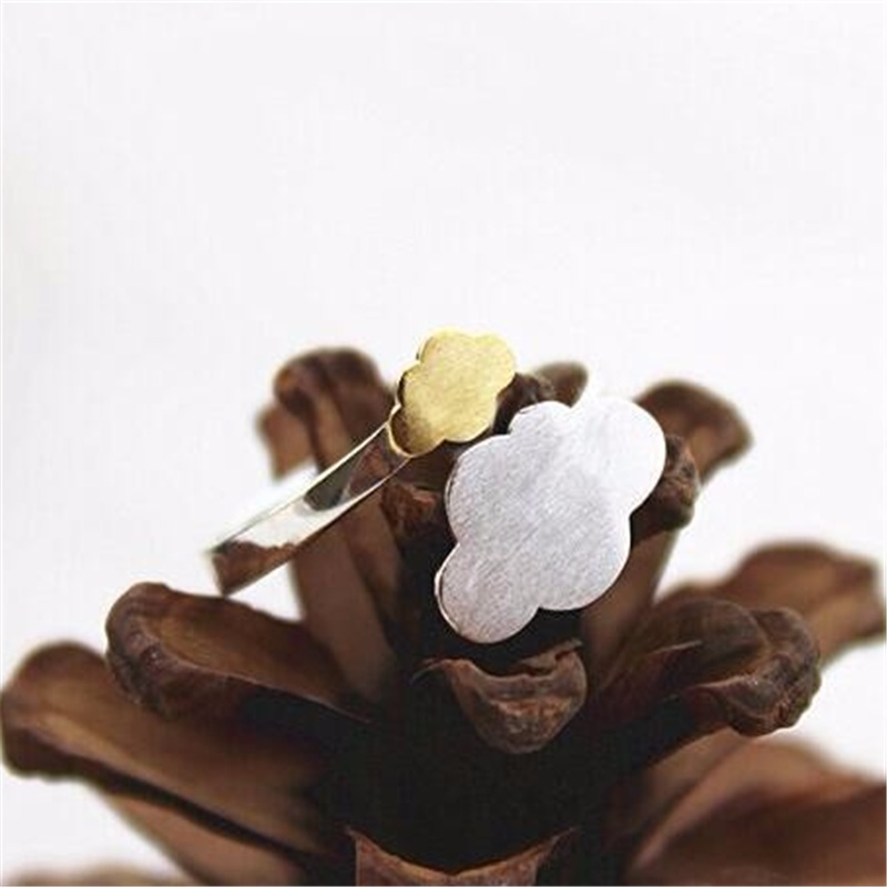 Nhẫn Mạ Bạc 925 Hình Đám Mây Đơn Giản Thời Trang CR251