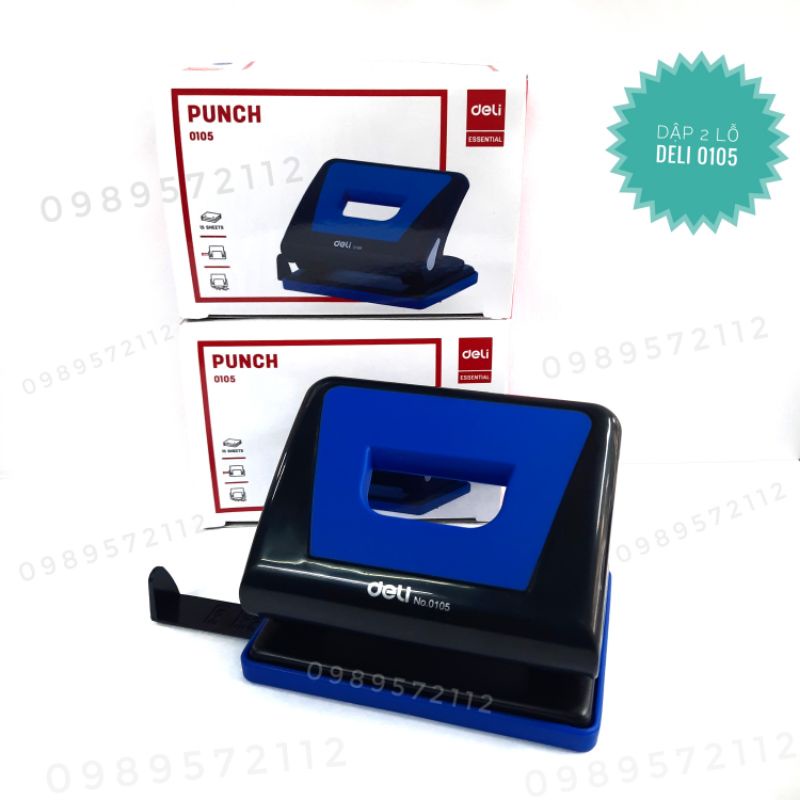 Dập 2 lỗ DeLi 0105 .