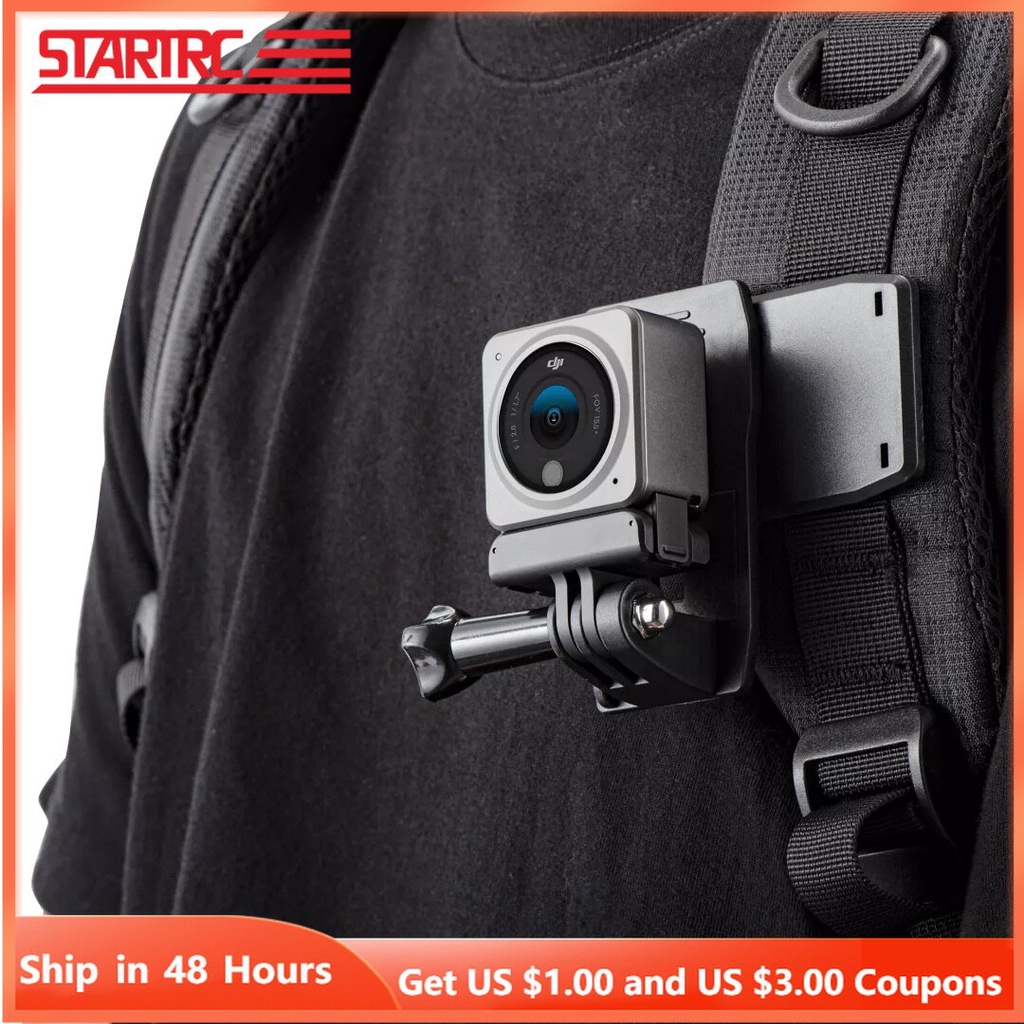 Giá đỡ máy ảnh DJI Action 2 gắn balo tiện lợi
