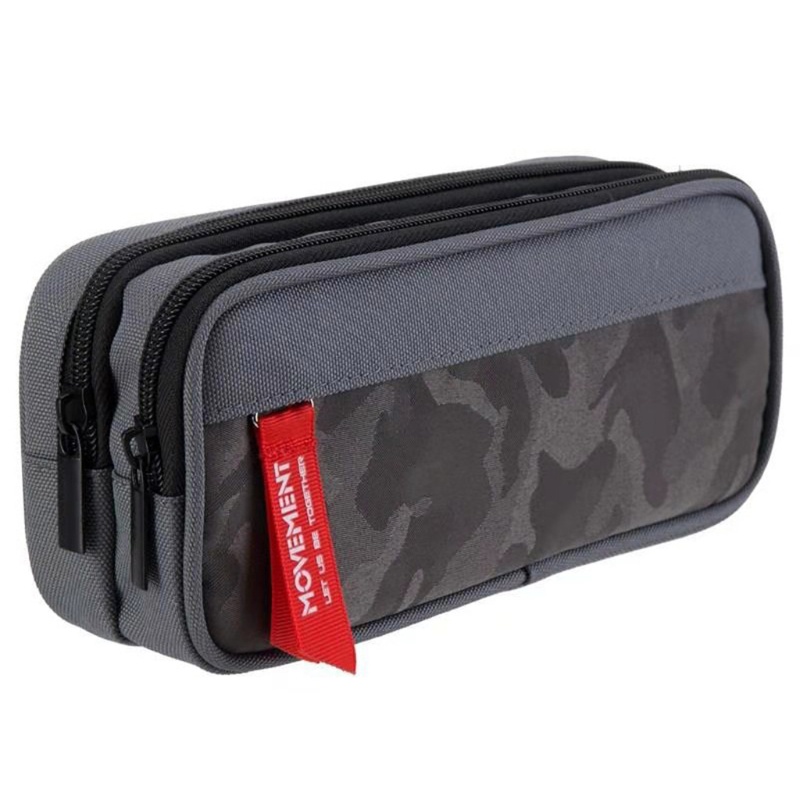 Túi Đựng Bút Hai Ngăn Sức Chứa Lớn Có Khóa Kéo Siêu Bền Tiện Dụng Cho Văn Phòng / Trường Học