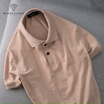 Áo polo nam trơn classic vải cotton cá sấu tay ngắn trẻ trung-Hàng cao cấp