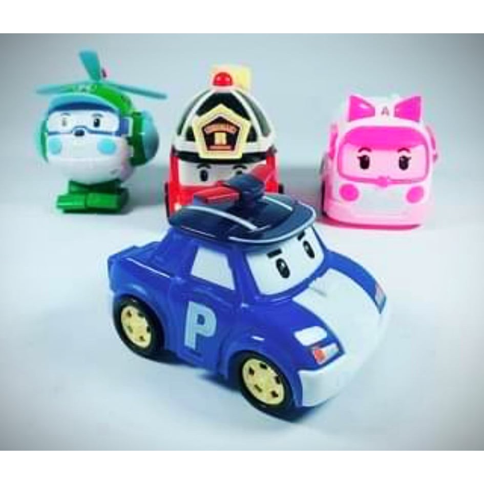 Đồ chơi trẻ em Đội bay siêu đẳng Robocar Poli và những người bạn - Bộ 4 con