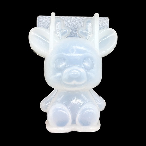 Khuôn silicone Hình Học 3d Tự Làm Hình Thỏ Kỳ Lân Gấu Trang Trí Bánh Kem