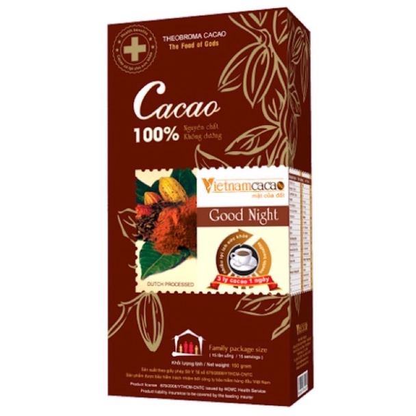Bột cacao chiết lẻ 100g