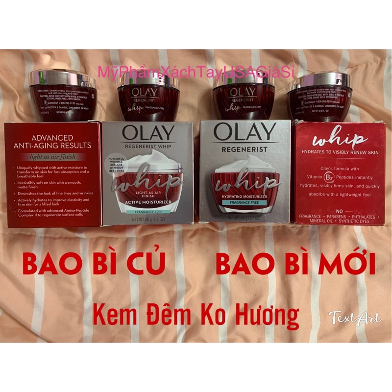 [HàngMỹ]Kem Dưỡng Chống Lão Hóa Olay Regenerist Whip Active Moisturizer 48g