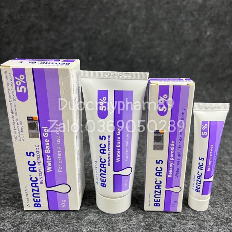 KEM dưỡng giảm MỤN BENZAC AC 5%