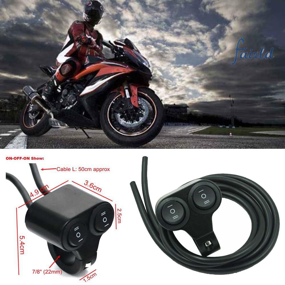 Công Tắc Đèn Gắn Ghi Đông Xe Atv 's 7 / 8inch 22mm