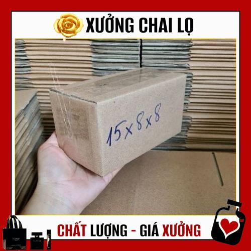 [TOP GIÁ RẺ] [15x8x8] Thùng Hộp Carton Đóng Gói Hàng ,Xưởng Chai Lọ