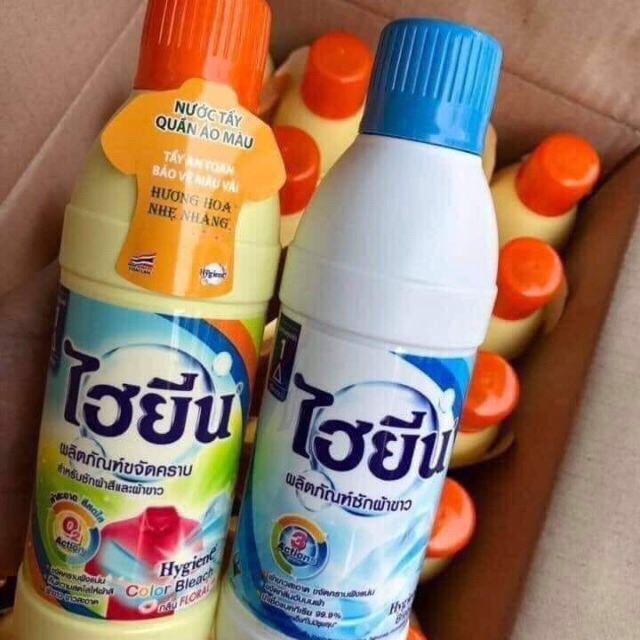 Nước Tẩy Quần Áo Trắng Và Màu Hygiene 250ml Thái Lan Cao Cấp