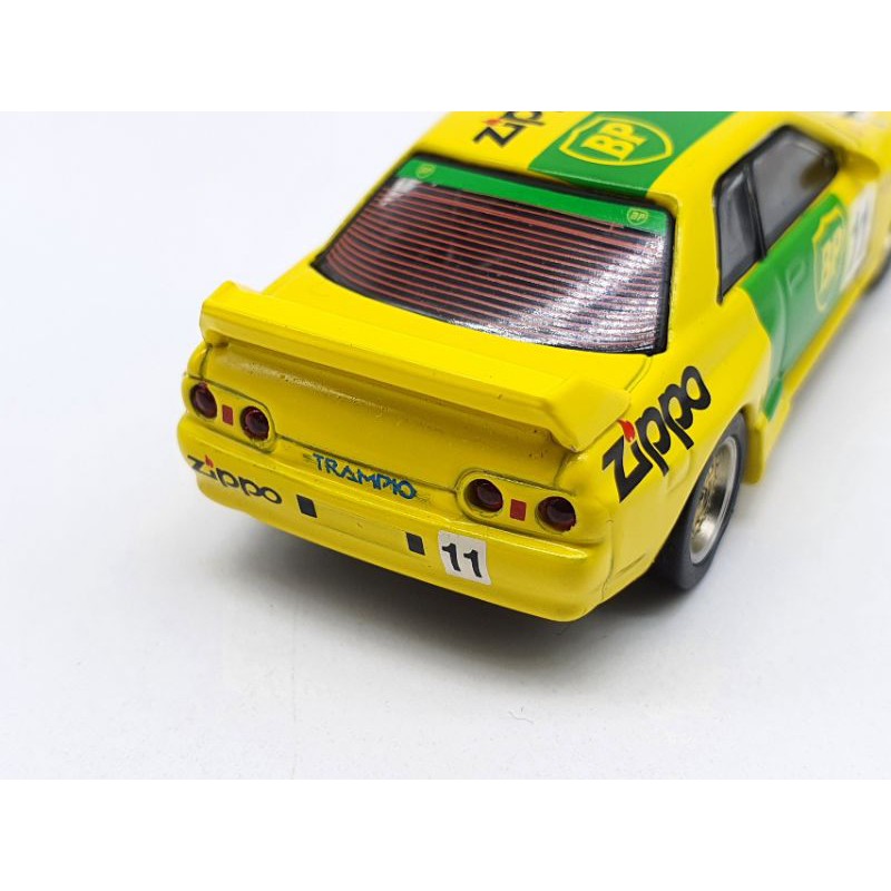 Xe Mô Hình Nissan Skyline GT-R R32 Gr.A #11BP 1993 Janpan Touringcar Championship RHD 1:64 Mini GT (Vàng)