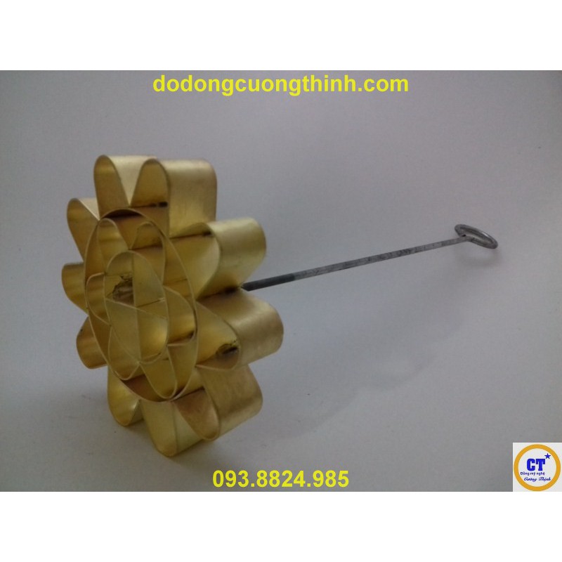 Khuôn bánh nhúng đồng 10cm Thái Lan chính gốc