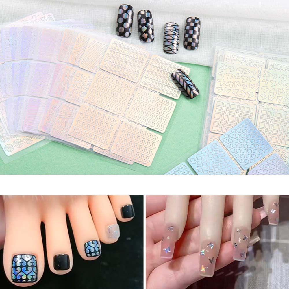 Khuôn In Họa Tiết Trang Trí Móng Tay Sáng Tạo Có Thể Tái Sử Dụng