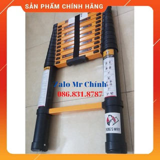 [Hàng Nhập Khẩu] THANG NHÔM RÚT 3M8 - BH 24 THÁNG