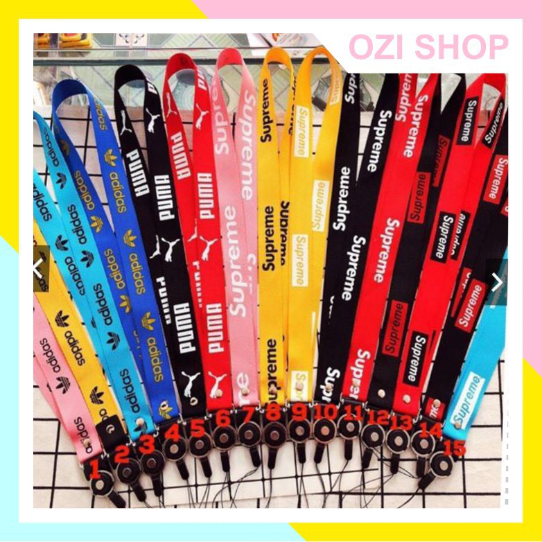 Dây Đeo Điện Thoại Sỉ, Dây Đeo Thẻ STRAP Bản To 15 Mẫu