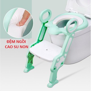 bô vệ sinh trẻ em, bệ thu nhỏ bồn cầu cho bé có bậc thang Elikids