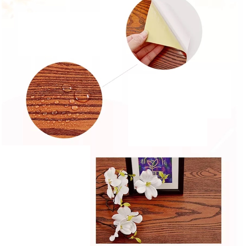 Decal dán tường VÁN DÀY NHIỀU MẪU khổ rộng 60cm (giá bán 1 mét tới)