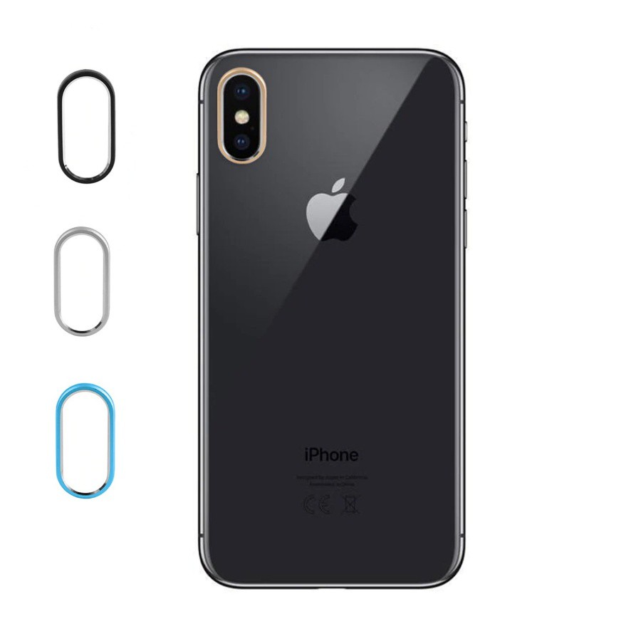 Viền hợp kim bảo vệ camera lồi cho iPhone X giá rẻ