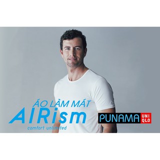 Áo cộc tay nam Airism Uniqlo cotton