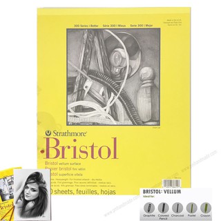 Giấy vẽ Strathmore Bristol Vellum 11"x14"