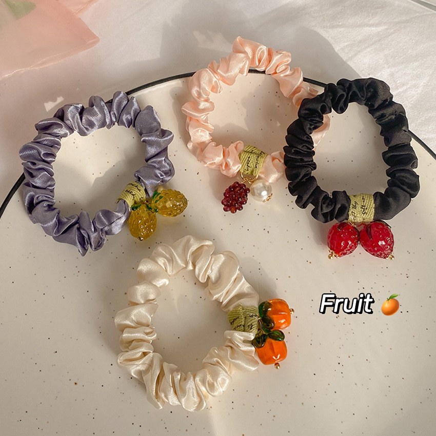 Dây cột tóc hình trái cây phái nữ