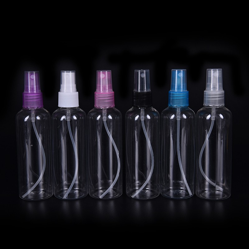 Bình Xịt Nước Hoa Mini Bằng Nhựa Trong Suốt Dung Tích 100ml