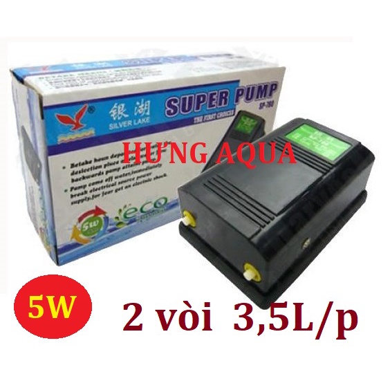 Máy sục oxy bể cá, Máy sủi oxy, sủi oxy mini 1 vòi SB-2800 và SP-780 2 vòi tiết kiệm điện