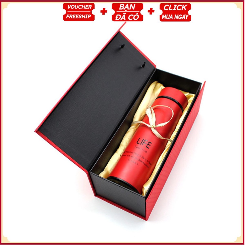 Hộp Quà Đựng Bình Giữ Nhiệt Cao Cấp - Dày Dặn - Cứng Cáp