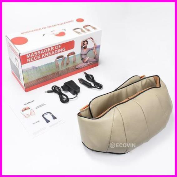 💖100% CHÍNH HÃNG💖 Đai Mát Xa Lưng, Vai Cổ, Vai Gáy 6D Kensonic, 8 Bi Hồng Ngoại