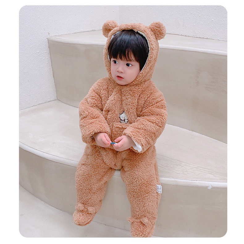 Body ủ bông 3 lớp dày dặn cho bé trai và bé gái