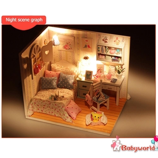 Bộ Lắp Ráp Nhà Búp Bê Bằng Gỗ Diy