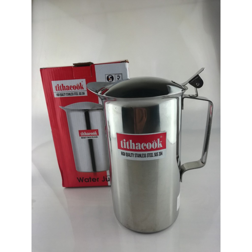 Ca có nắp đậy inox quai cầm loại 2000ml