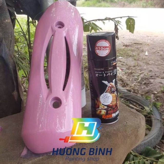 Chai Sơn xịt Samurai (nền) màu Hồng - UCY242 (400 ml) hàng chính hãng