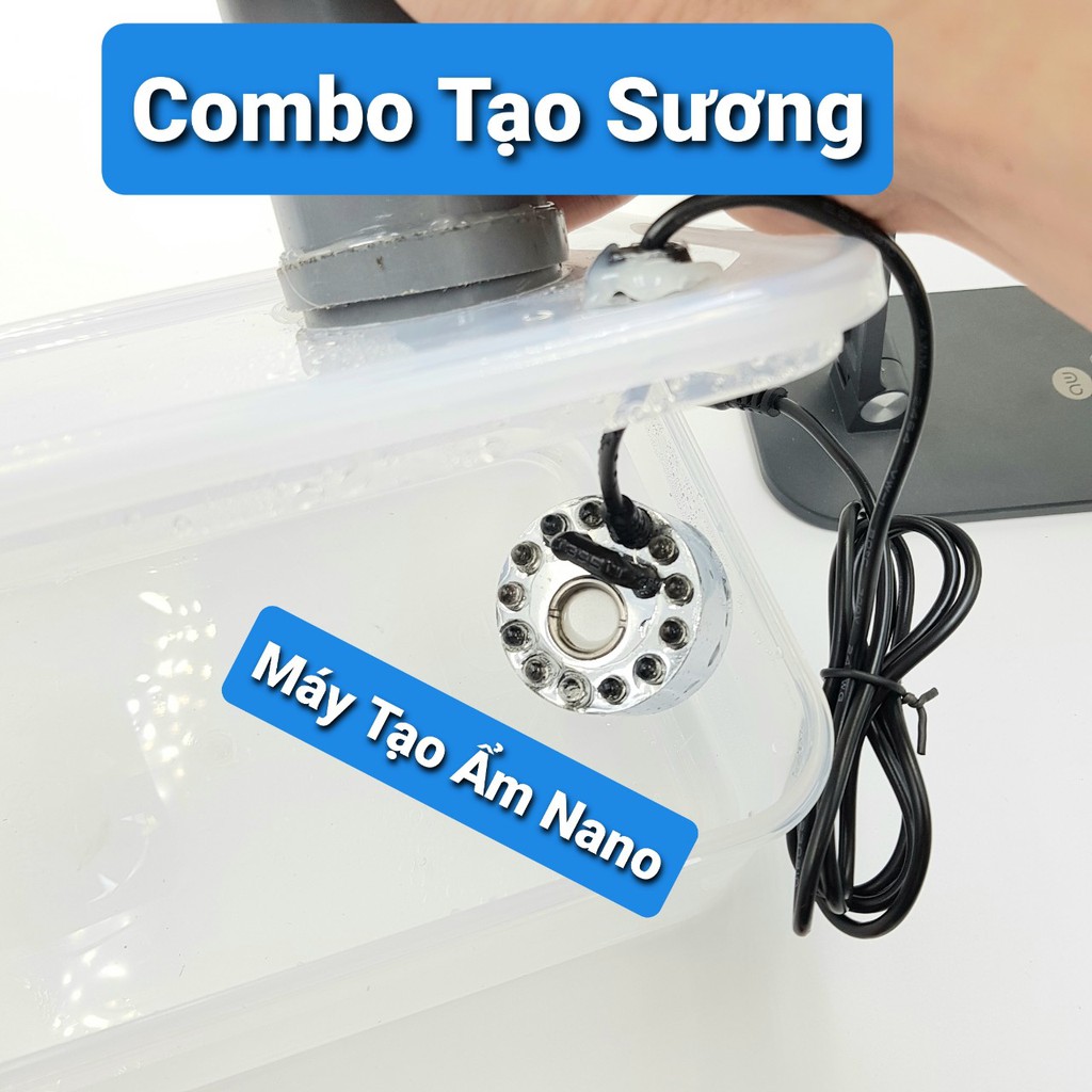 Bộ Phun Sương Tạo Âm Phun Tinh Dầu KIGI-5312Khử KhuẩnPhun Sương Siêu ÂmTưới Hoa Lan