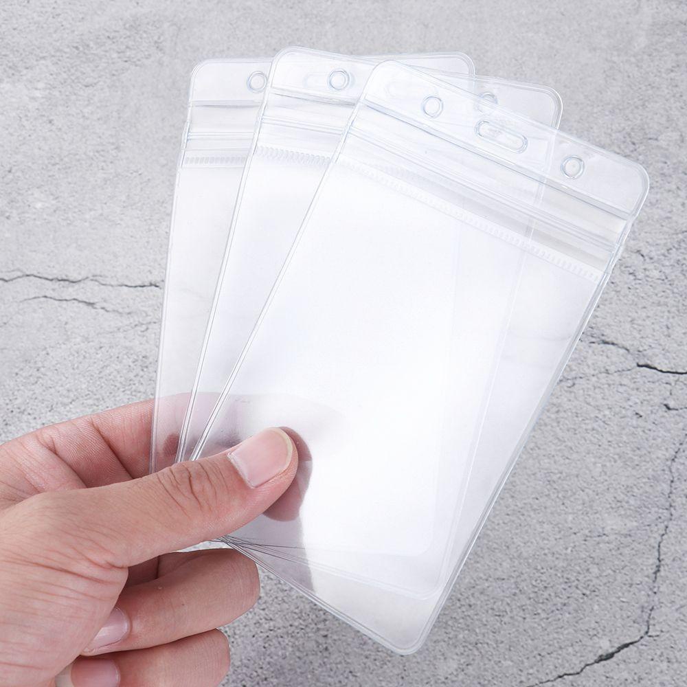 EBINLANDS Set 10 Giá Đỡ Bảng Tên Màu Trong Suốt Tiện Dụng Cho Văn Phòng / Trường Học