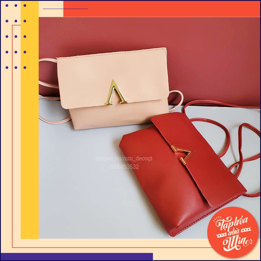 Túi Đeo Chéo Nữ mini dễ thương da PU mềm, đi chơi dạo phố