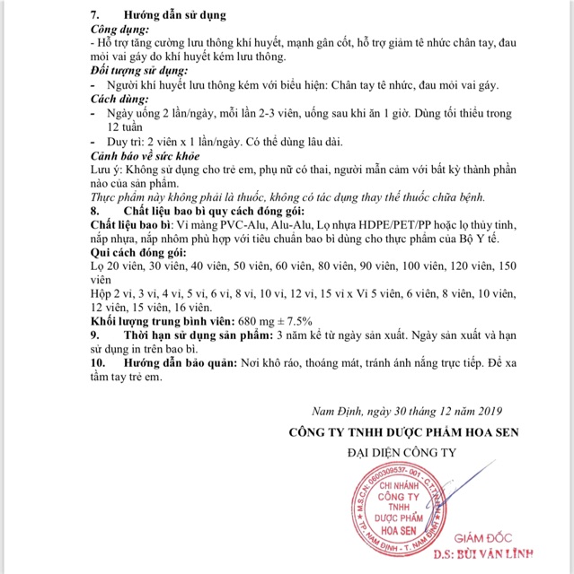 Tê nhức chân tay bảo nguyên