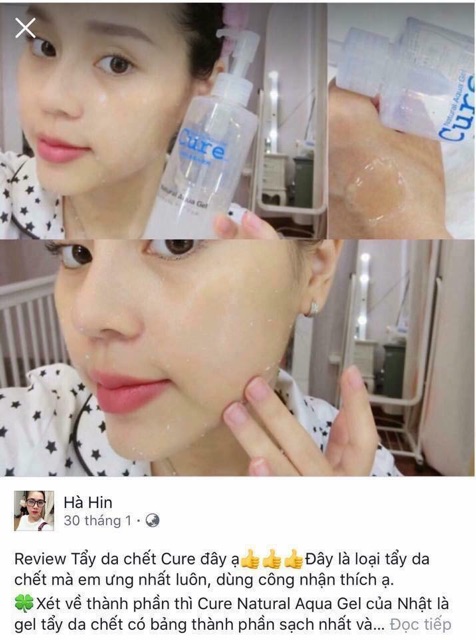 Tẩy da chết Cure Natural Aqua Gel Nhật Bản | BigBuy360 - bigbuy360.vn
