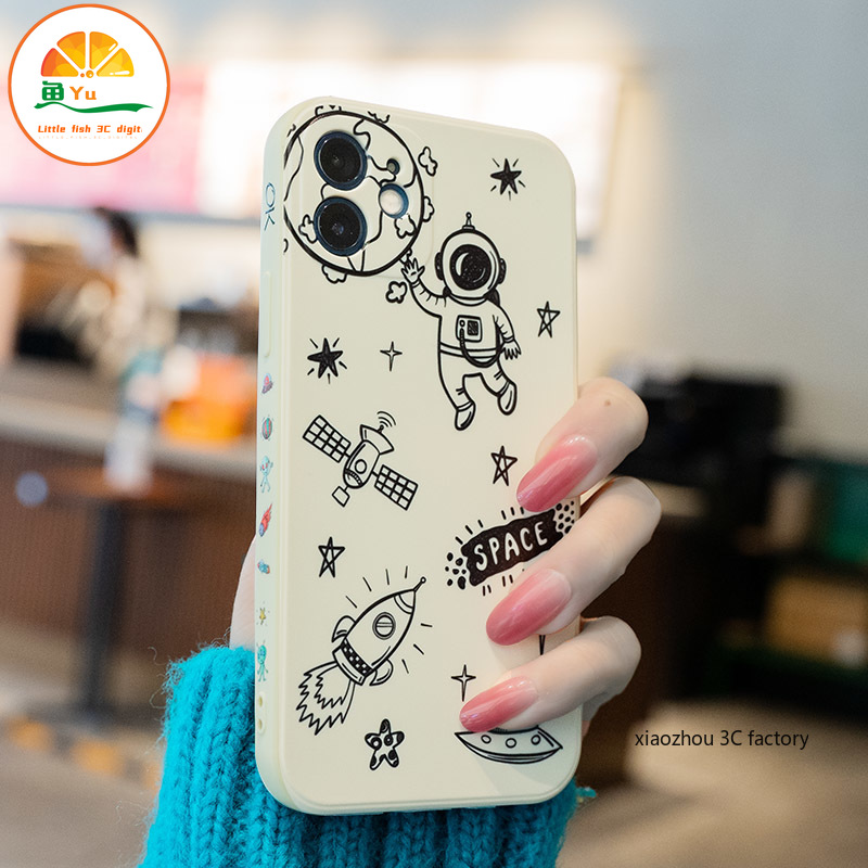 Ốp Lưng In Hình Phi Hành Gia Cho Iphone 12 Pro Max 12mini Iphone 11 Pro Max I7 Xsmax Xr Se2020 Xs 7plus 8plus 6plus | BigBuy360 - bigbuy360.vn