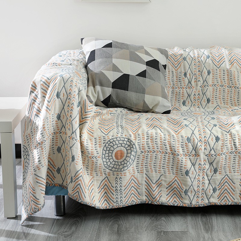 Thảm Trải Ghế Sofa Chất Liệu Cotton Phong Cách Bohemian