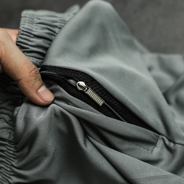 Quần Đùi/Short Thể Thao Nam Vải Thun Lạnh T-Simple (Xám) [NUTTY] quần tập gym cao cấp | BigBuy360 - bigbuy360.vn