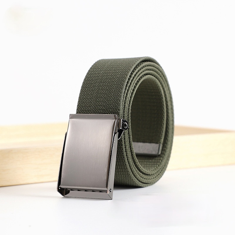 Mới Thắt Lưng Vải canvas Thoáng Khí Thời Trang Cho Nam Nữ