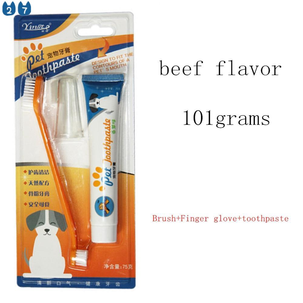 Kem Đánh Răng Và Chăm Sóc Răng Miệng Chó Mèo 2 Vị Vanilla Và Ong