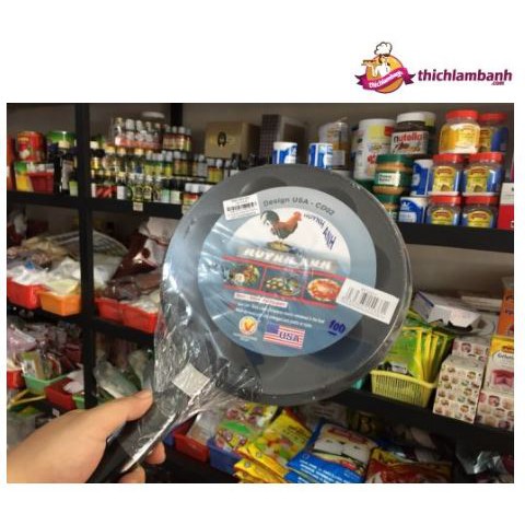 Khuôn Làm Bánh Khọt chống dính 8 Lỗ Huỳnh Anh