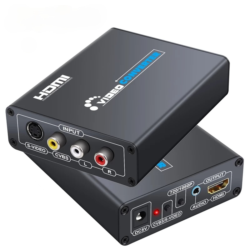 Bộ Chuyển Đổi Hdmi Sang Av Svideo Cvbs L / R 1080p Hd