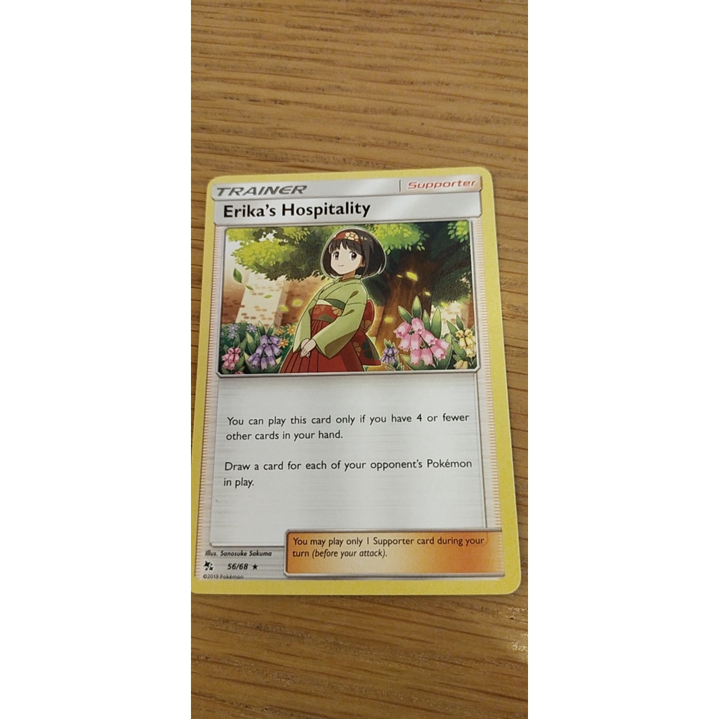 Đồ chơi sưu tầm thẻ bài pokemon TRAINER Erika